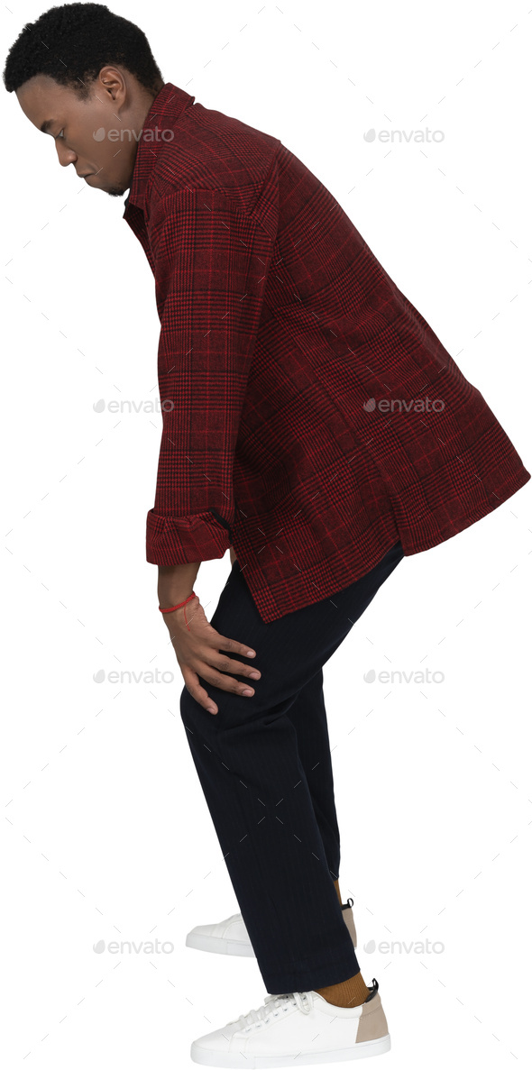 Young Male Model Posing Red Shirt Stock Photo 431046520 | Shutterstock