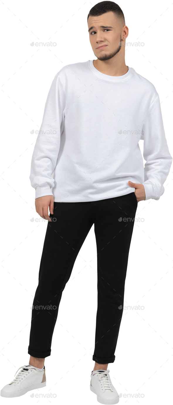 White sweatshirt best sale and pants