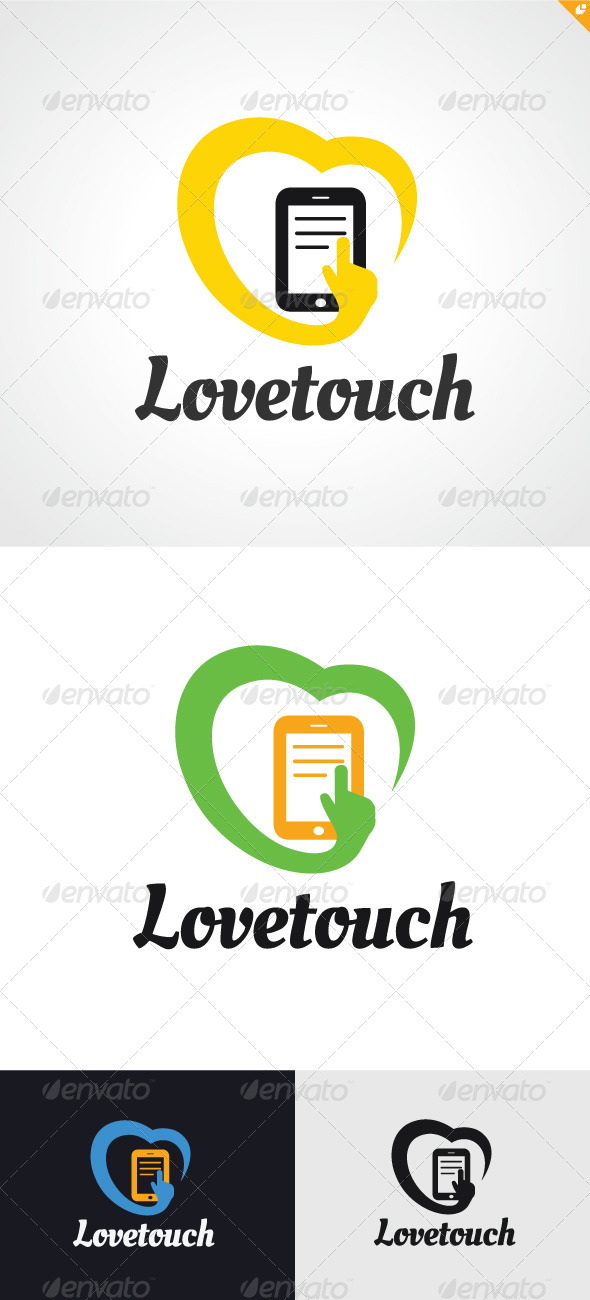 Love Touch Logo - Humans Logo Templates