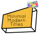 Minimal Modern Titles for FCPX