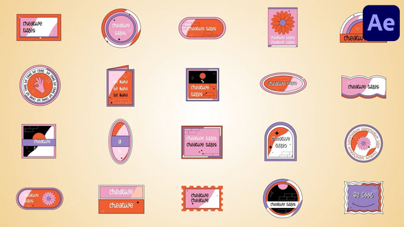 Creative Titles for After Effects Titles template preview