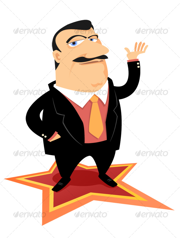 Man Presentation With Confident - People Illustrations