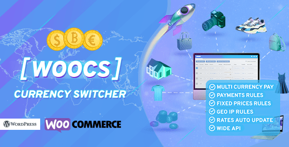 WOOCS - WooCommerce Currency Switcher. Professional multi currency plugin. Pay in selected currency
