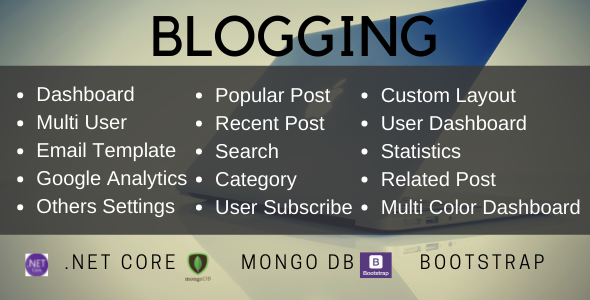 Dotnet Core MVC Blog With MongoDB