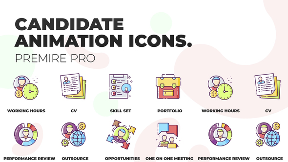 Candidate & Portfolio - MOGRT Icons