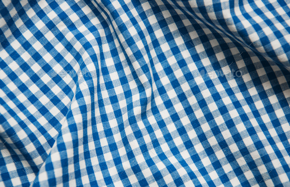 texture of the  checkered fabric pattern - Stock Photo - Images