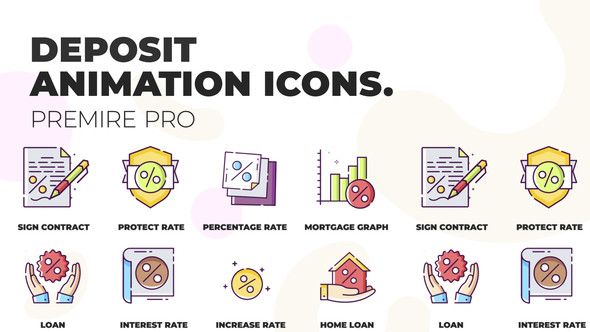 Deposit & Credit - MOGRT Icons