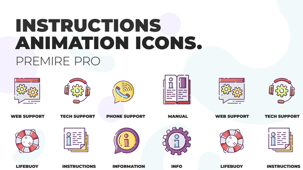 Instructions & Help - MOGRT Icons