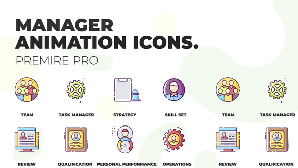Manager & Strategy - MOGRT Icons
