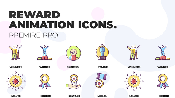 Reward & Success  - MOGRT Icons