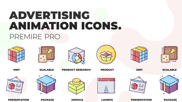 Advertising & Product - MOGRT Icons