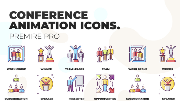 Conference & Collaboration - MOGRT Icons