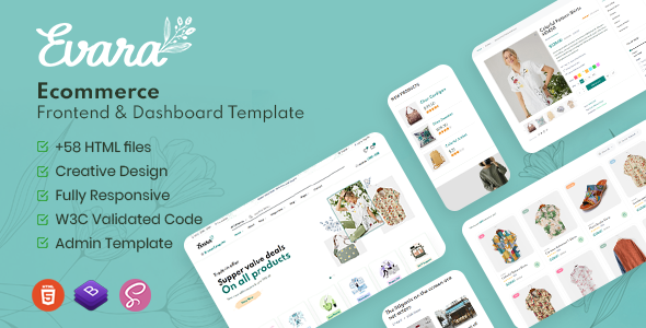Evara - Bootstrap 5 Ecommerce Frontend & Dashboard Template