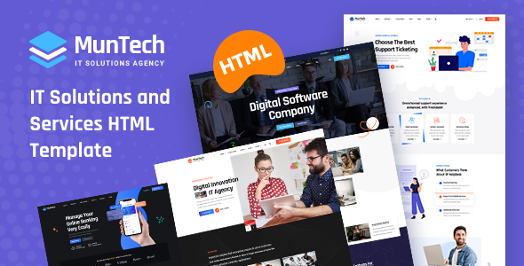 Beautiful Munteh - IT Solutions Services HTML Template