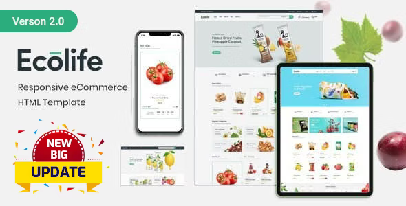Ecolife – Multipurpose eCommerce HTML Template