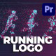 Running Sport Logo With Particles - VideoHive Item for Sale