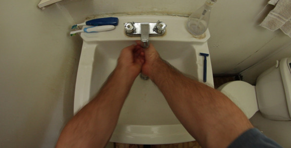 Washing Hands POV