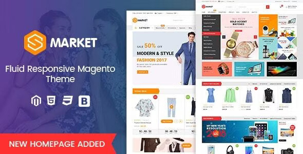 Smarket - Fluid Responsive Magento 2 MultiPurpose Theme