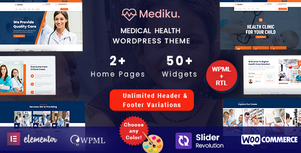 Mediku – Medical Health WordPress Theme
