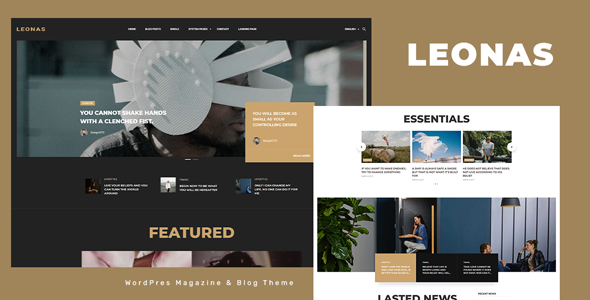 Leonas - WordPress Magazine and Blog Theme