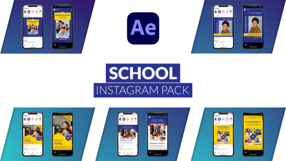 School Instagram Pack for After Effects