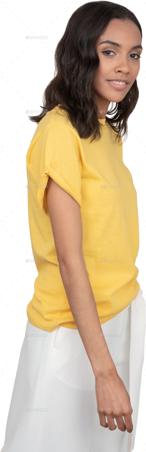 Yellow short sleeve shirt and white pants, Babies & Kids, Babies & Kids  Fashion on Carousell
