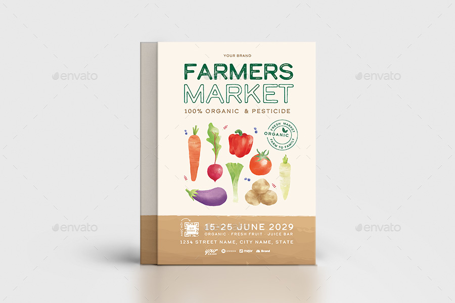 Farmers Market Flyer Template By Brandpacks 