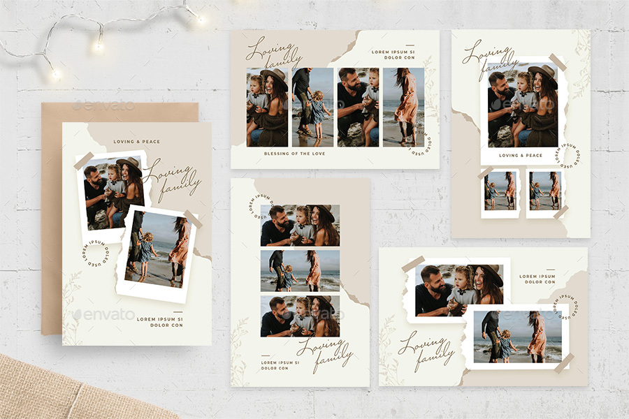 Photo Collage Flyer Template, Print Templates | GraphicRiver