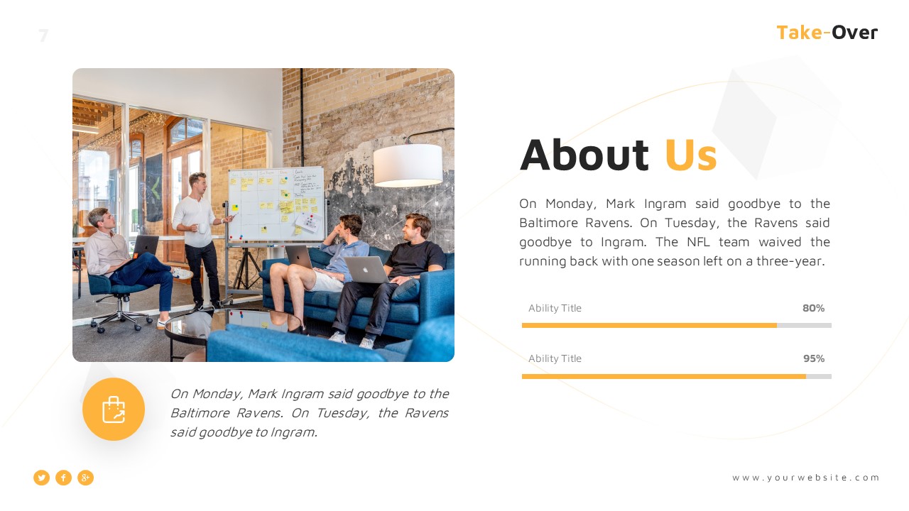 Takeover Business Presentation Template, Presentation Templates ...