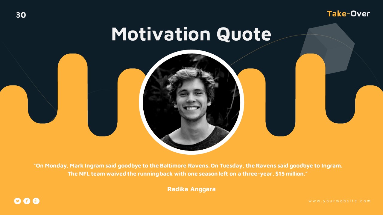 Takeover Business Presentation Template, Presentation Templates
