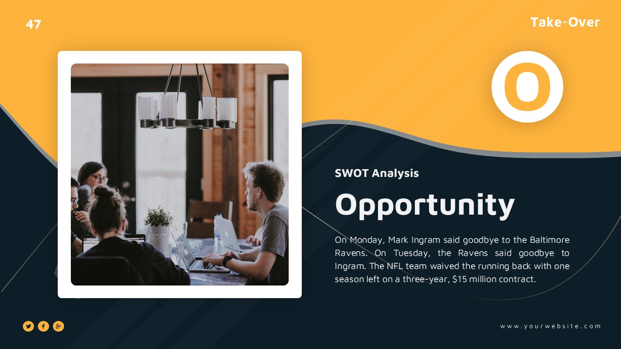 Takeover Business Presentation Template, Presentation Templates