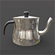 Steel Teapot - Realistic 3D Lowpoly Model