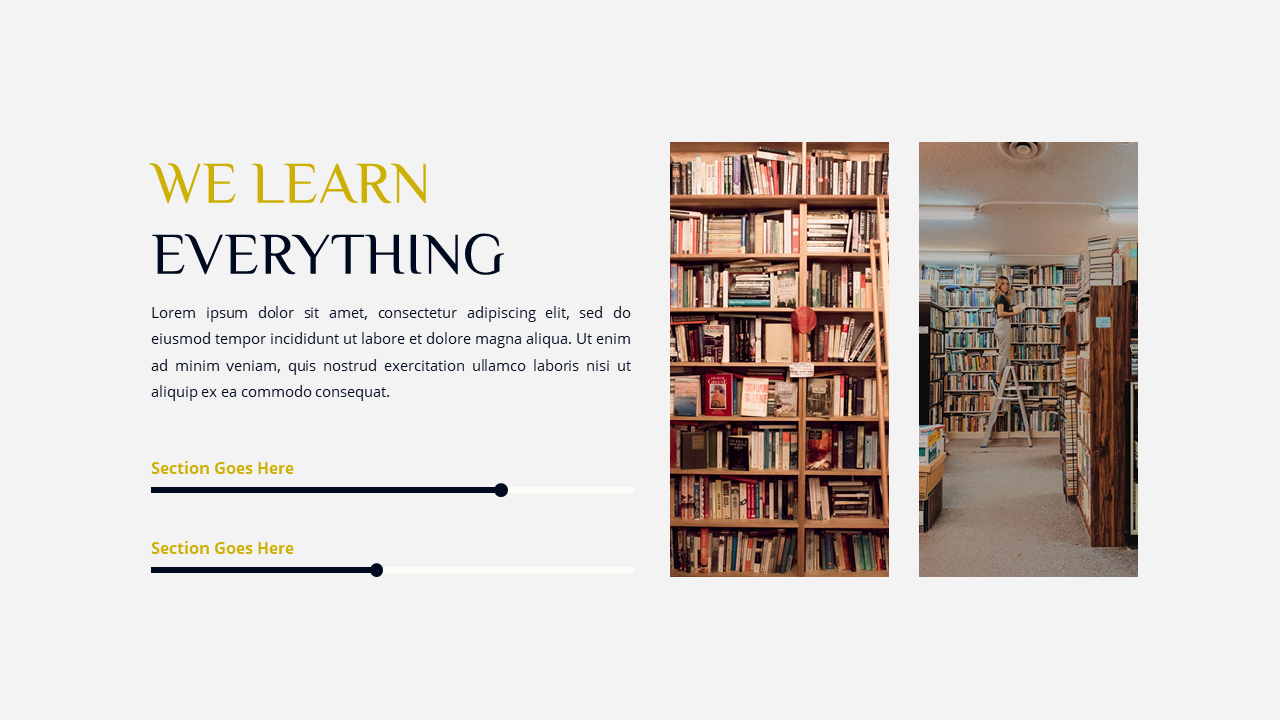 School Education Google Slides Template, Presentation Templates