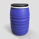 Plastic Barrel - Realistic 3D Lowpoly Model