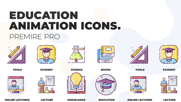 Education & Science - MOGRT Icons