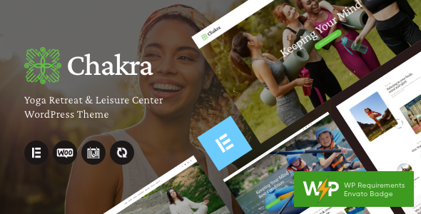 Chakra - Yoga Retreat & Leisure Center WordPress Theme