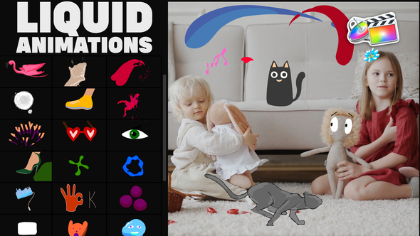 Liquid Stickers for FCPX