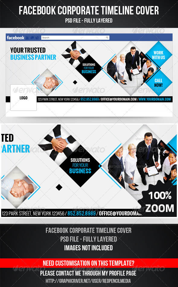 FB Corporate Timeline Cover - Facebook Timeline Covers Social Media