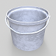 Old Paint Bucket - Realistic 3D Lowpoly Model