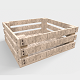 Wooden Pallet Crate - Realistic 3D Lowpoly Model