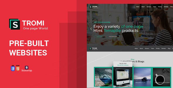 Stromi | One Page Drupal 8 Theme