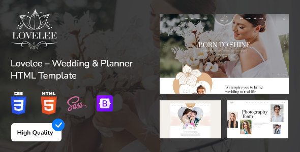 Super Lovelee – Wedding & Planner HTML Template