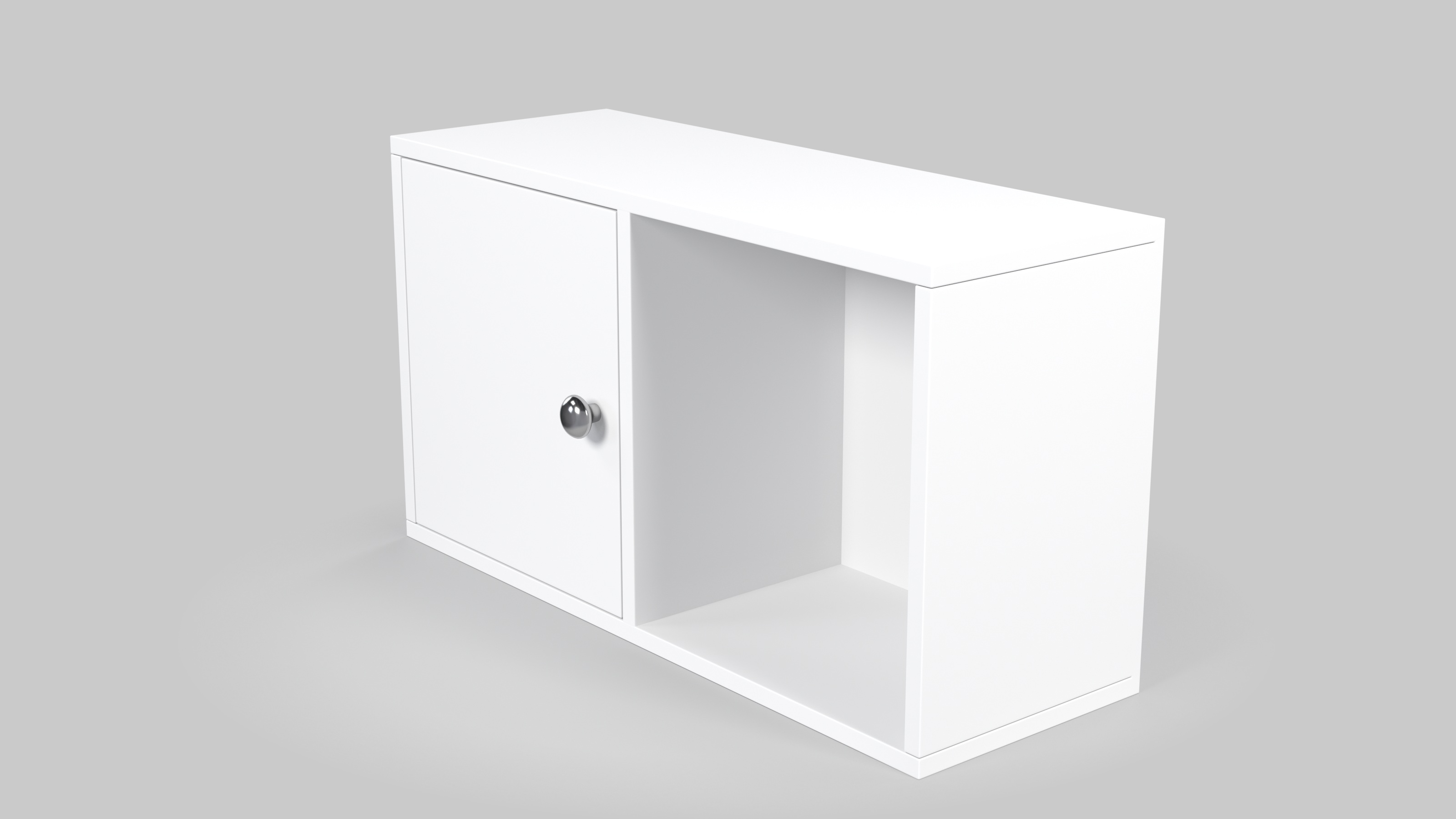 Wall Shelf with Door by daviddanji 3DOcean