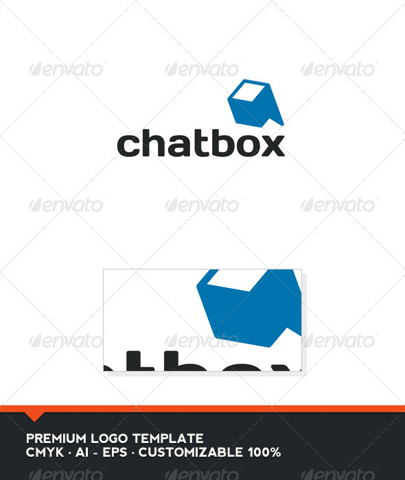 Chat Box Logo Template - Objects Logo Templates