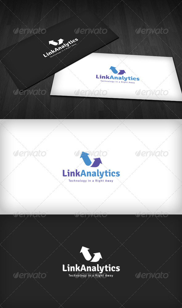 Link Analytics Logo - Vector Abstract