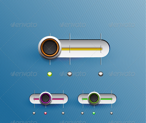 Technology Vector Sliders - Web Technology