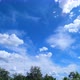 Blue Sky With White Fluffy Clouds - timelapse - VideoHive Item for Sale