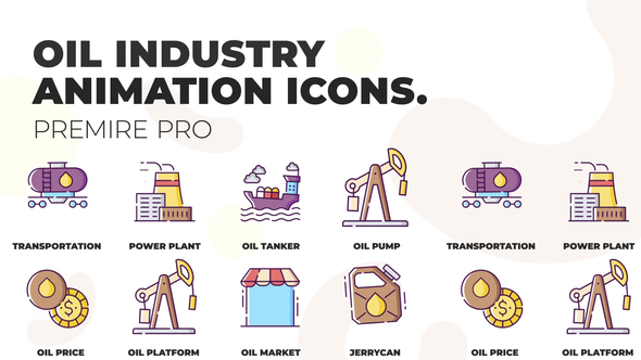 Oil industry - MOGRT  Icons