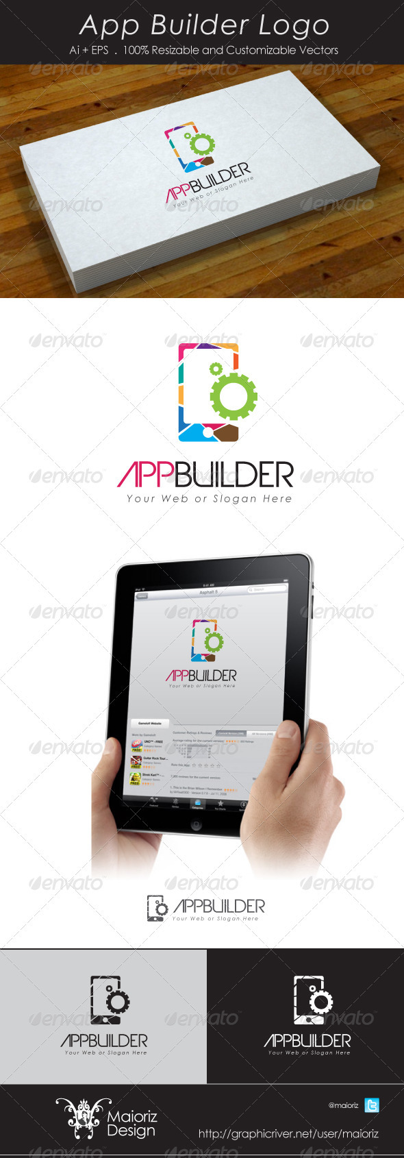 App Builder Logo by maioriz GraphicRiver