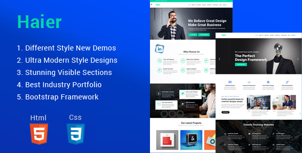 Haier | The Multipurpose Drupal Theme